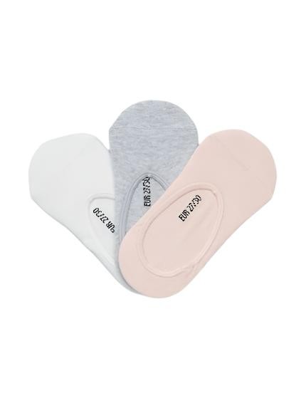 Kiabi France Pack Of 3 Pairs Of Invisible Girls Socks