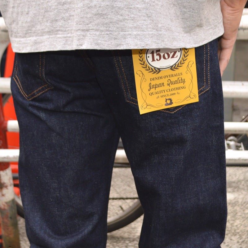KOJIMA GENES "RNB-102RZ" 15oz Selvedge Regular Straight Zipper Fly