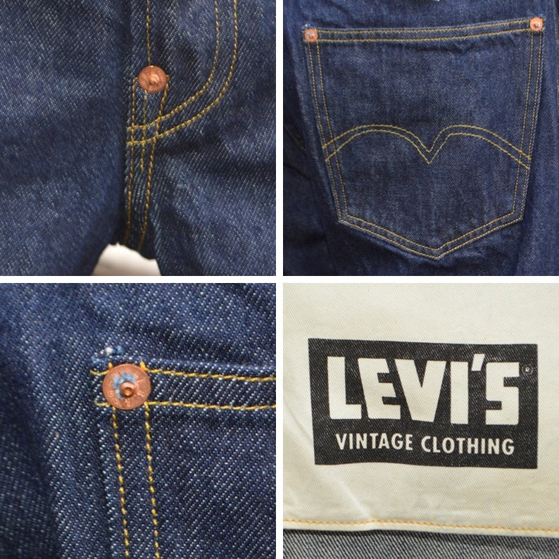 LEVI'S VINTAGE CLOTHING "33501-0052" 1933 501 JEANS One Wash