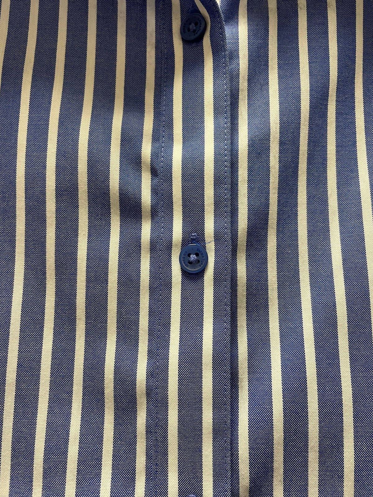 Jones New York Button Up Striped Shirt Sz L