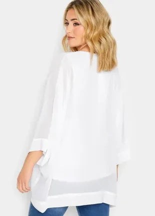 White Chiffon Top