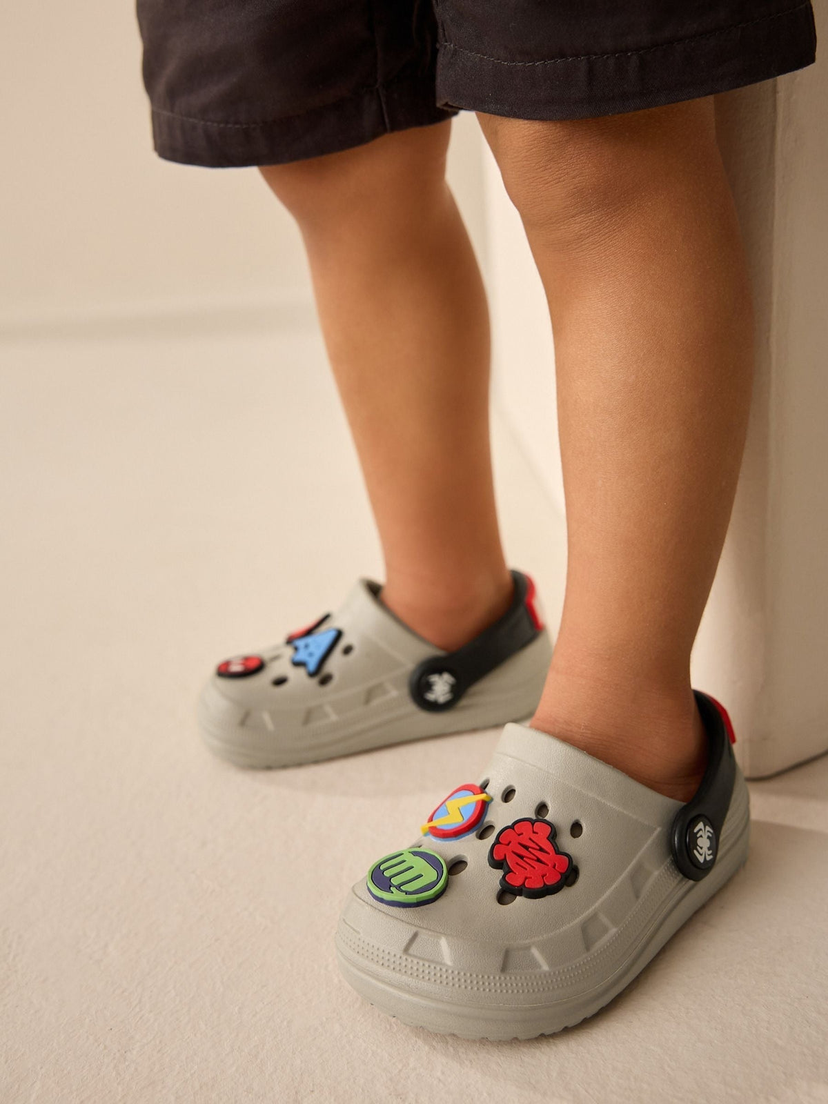 Next Uk Neutral Marvel Clogs (29,32,35)
