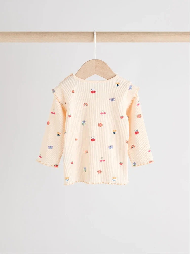 Next Uk Cream Bright Character Baby Top and Leggings Set 2 Piece