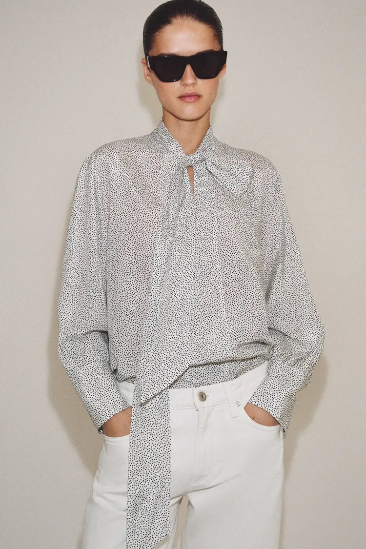 Polka Dot Tie Shirt