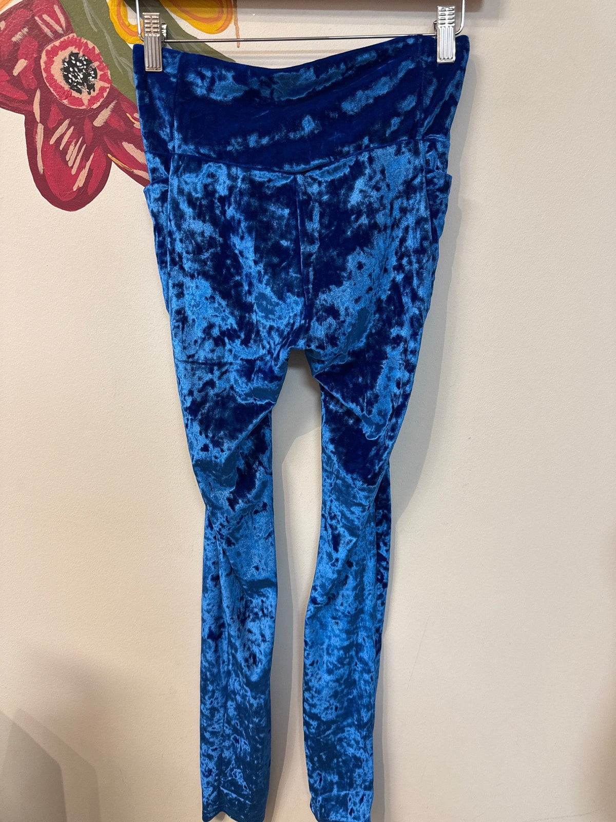 New Fabletics Crushed Velour Celeste 29" Inseam Leggings, S