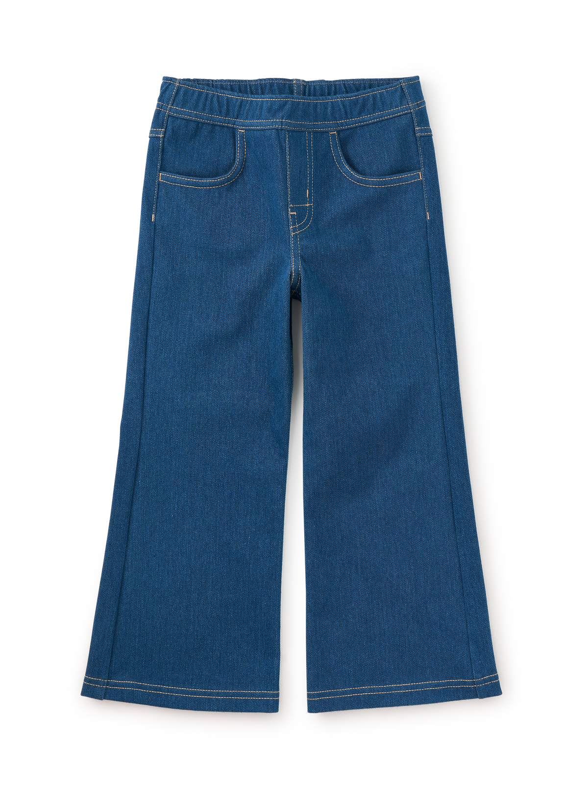 Denim-Like Flare Pants
