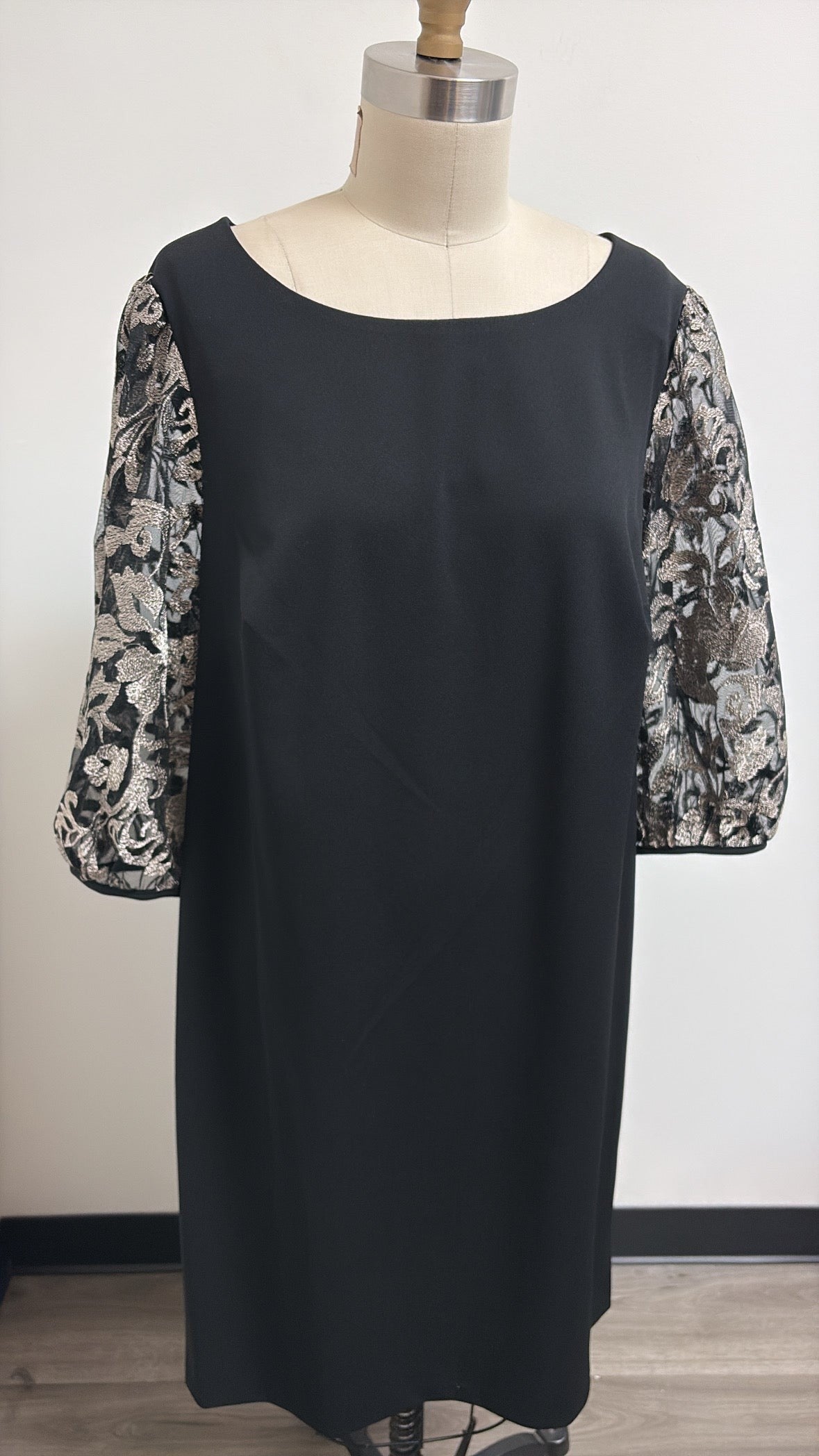 New Connected Apparel Black Dress, 18W