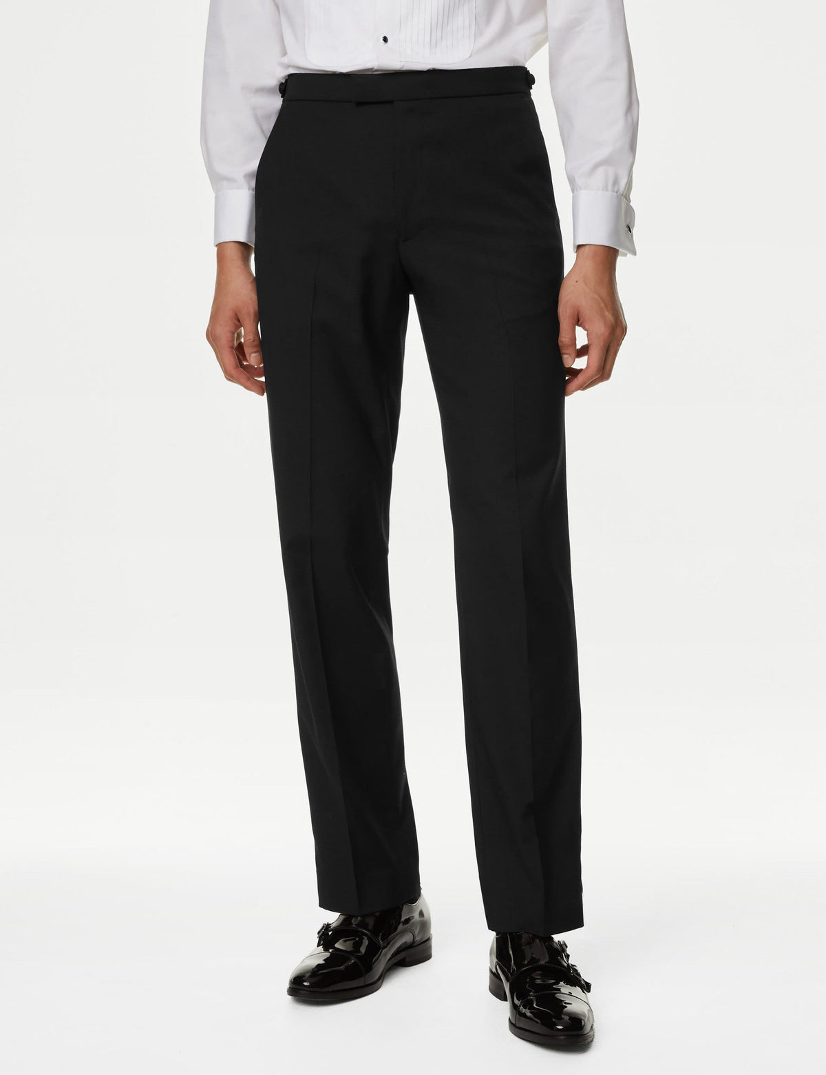 Regular Fit Stretch Tuxedo Trousers
