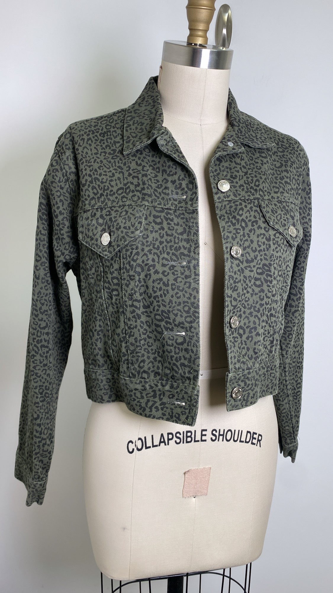 Evenuel Green Denim Jacket, S
