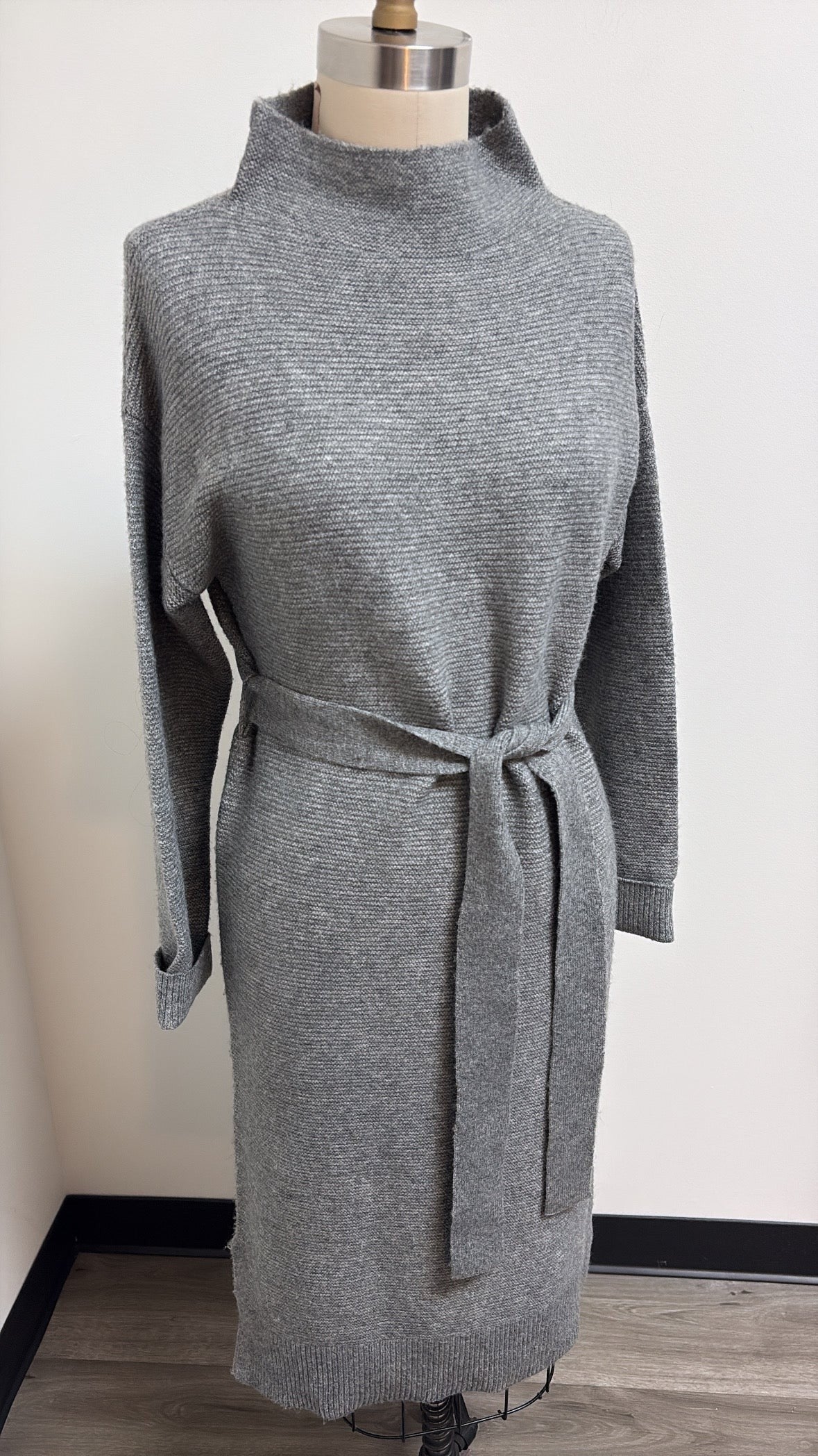 A New Day Gray Sweater Dress, S