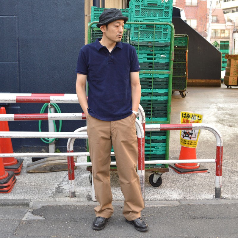UES "67LW-I" INDIGO POLO SHIRT
