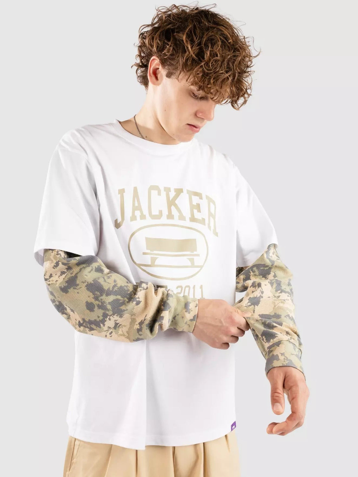 JACKER - SWEAT TEE COLLEGE