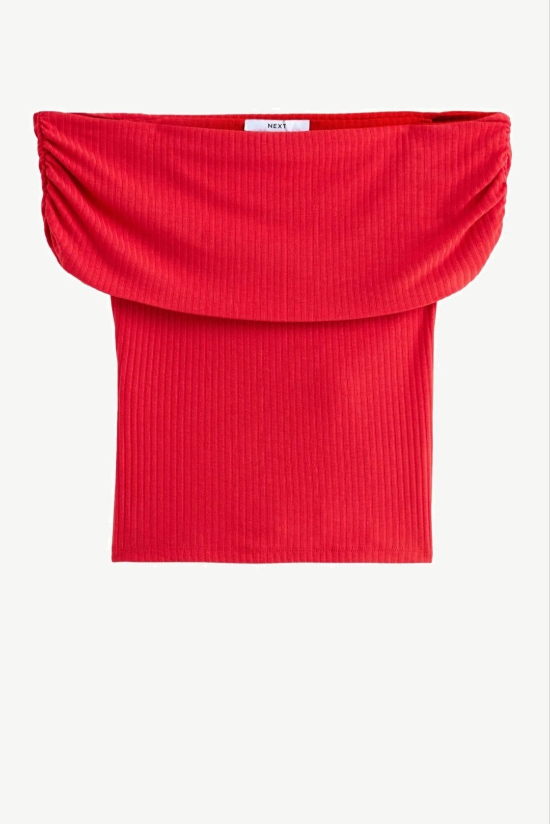 Red Bardot Top