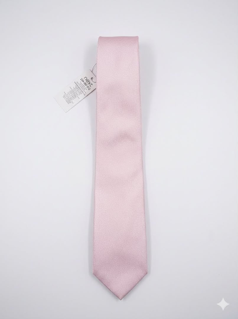 Textured Regular-Width Tie - Pink