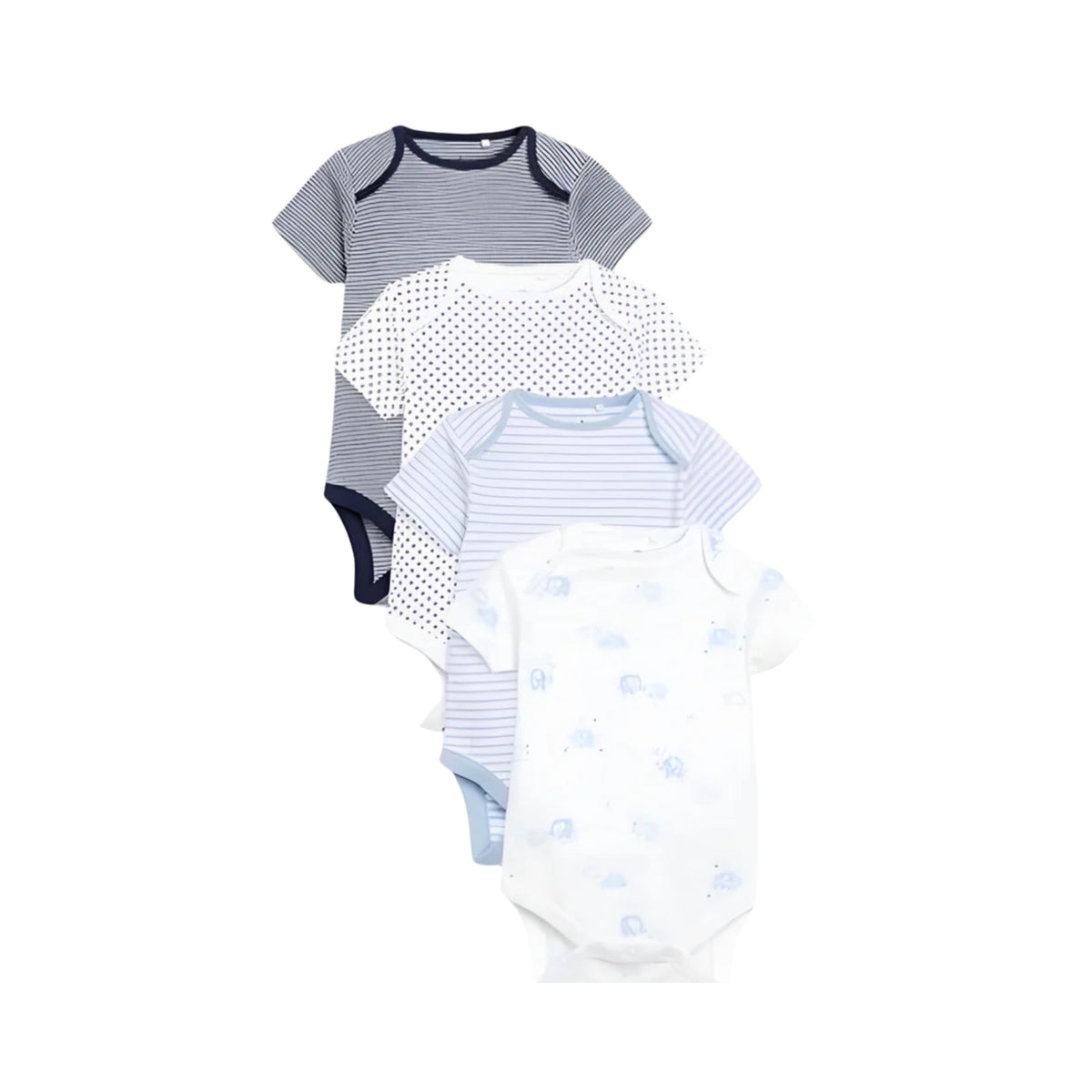 Next 4 Pack Bodysuit Short Sleeve (first size)