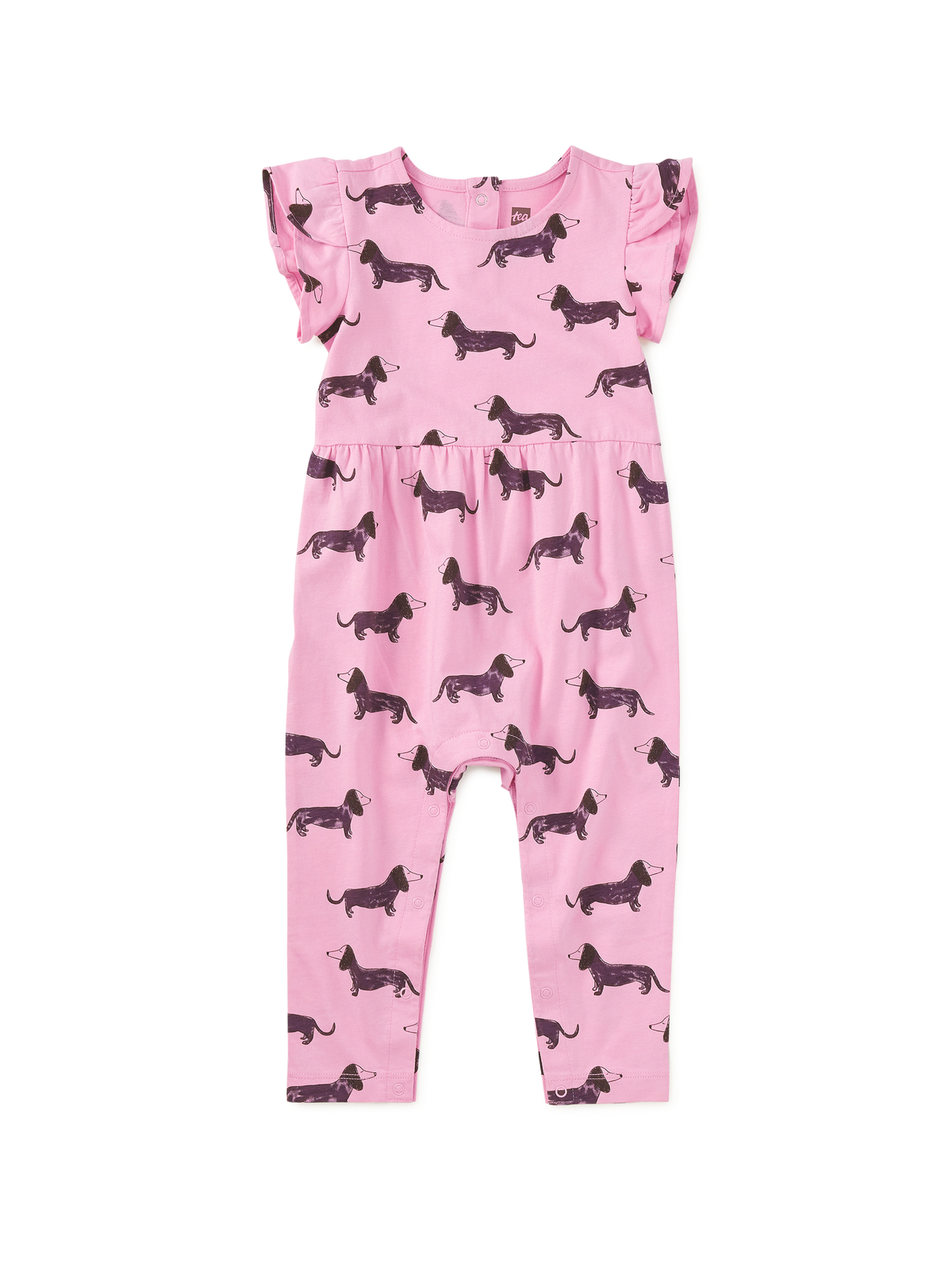 Tulip Sleeve Baby Romper