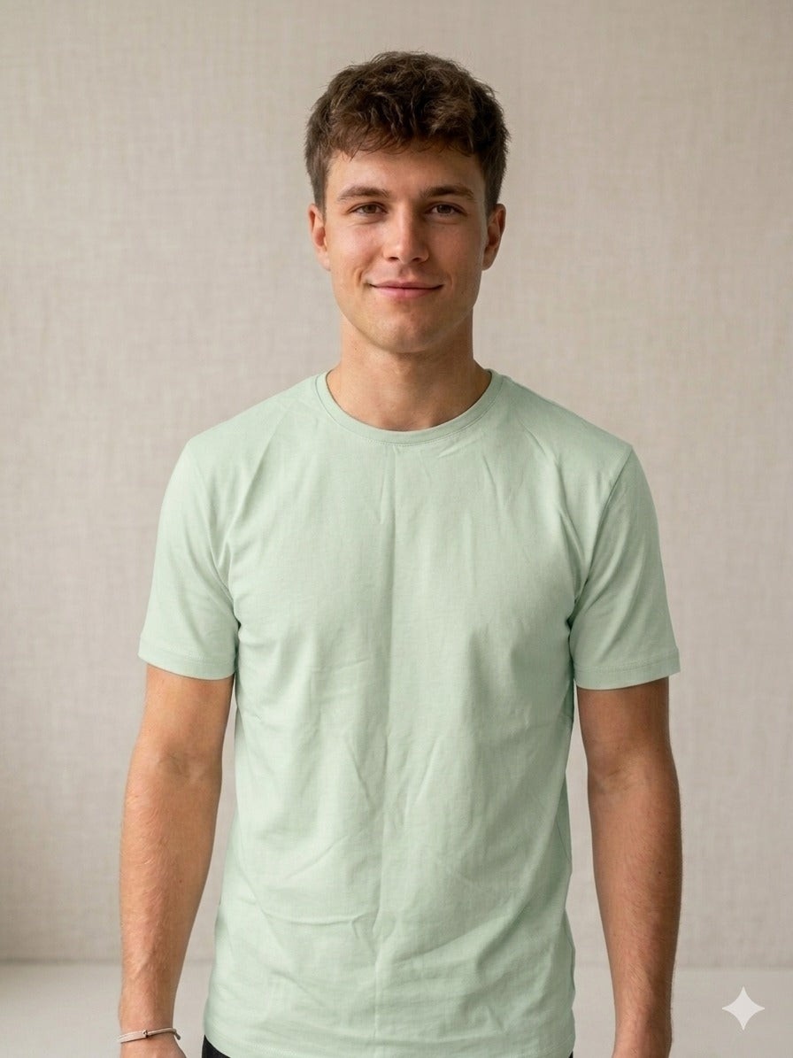 Supima Cotton Tee - Pale Green