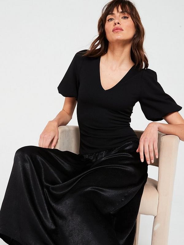 V by Very Woven Mix Midaxi Dress